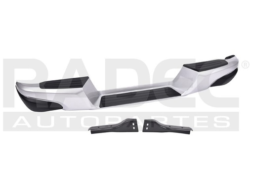 [206-2204-04] DEFENSA TRASERA MT L200 16-19 PLATA C/ BRACKET GASOLINA GLX GAS L4 4 CILINDROS 2.4L 4 PUERTAS