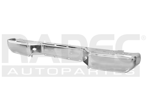 [206-2307-07] DEFENSA TRASERA NS FRONTIER 05-15 CROMADA S/HULE LE/S/SE/COMFORT/PREMIUM/LUXURY/NISMO OFF-ROAD/PRO-4X/DESERT RUNNER L4/V6 4/6 CILINDROS 2.4/2.5/4.0L 2/4 PUERTAS (U.T.P)