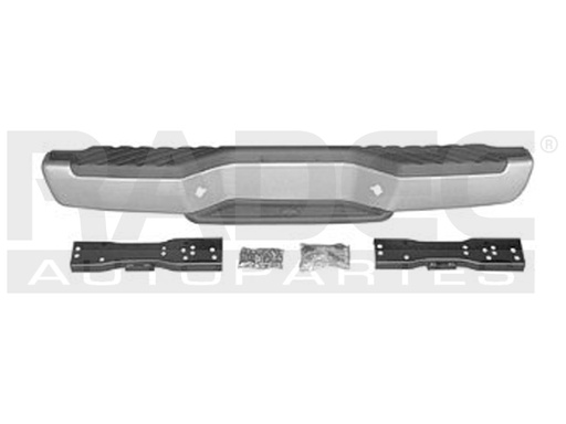 [206-2307-08] DEFENSA TRASERA NS FRONTIER 98-04 P/PINTAR C/HULE SE/XE L4/V6 4/6 CILINDROS 2.4L 2/4 PUERTAS