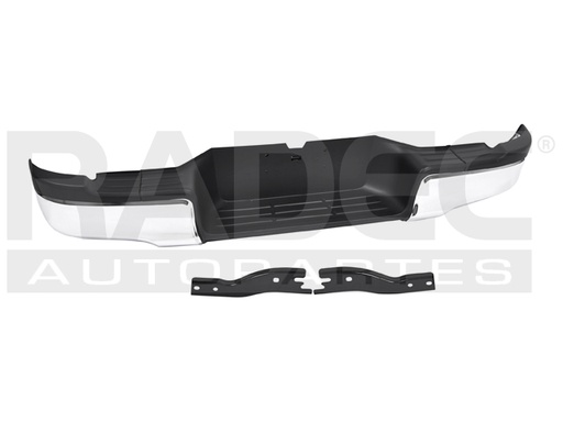 [206-3007-04] DEFENSA TRASERA TY HILUX 16-23 LINEA ANTERIOR Y LINEA NUEVA CROMADA C/BRAZOS 4X4/4X2/SR/BASE L4 4 CILINDROS 2.7/2.8L 2/4 PUERTAS