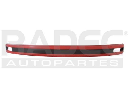 [206-3117-13] DEFENSA DELANTERA VW SEDAN 77-04 ROJO ANCHA POP NACIONAL (U.T.P)