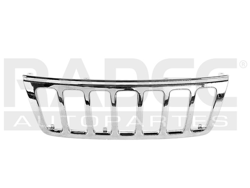 [212-1605-00] MARCO DE PARRILLA JP GRAND CHEROKEE 99-04 CROMADO