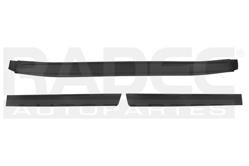 [215-0630-03] SPOYLER DELANTERO CV MALIBU 13-16 JGO 3 PZAS CORRUGADO HYBRID/L/LS/LT/LTZ/PREMIER L4 4CILINDROS 1.5/1.8/2.0/2.4/2.5L 4 PUERTAS