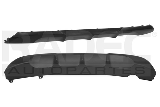 [215-3506-03] SPOYLER TRASERA KI RIO 21-23 CORRUGADO S/EX/L/LX L4 4 CILINDROS 1.6L 4 PUERTAS