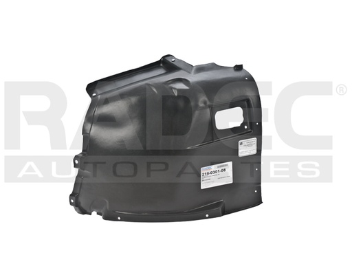 [216-0301-08] TOLVA SALPICADERA BW SERIE 3 DELANTERA 07-13 PLASTICO DER