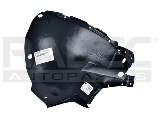 [216-0503-11] TOLVA SALPICADERA DELANTERA CD CTS 03-07 (SECCION DELANTERA ) BASE/LUXURY V6 6CILINDROS 2.8/3.2/3.6L 4 PUERTAS IZQ