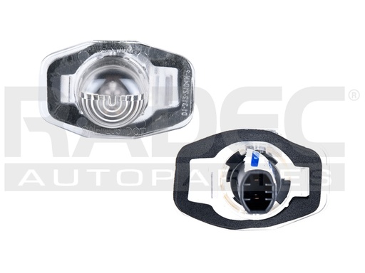 [001-3004-00] LUZ DE PLACA TY COROLLA 09-13 DEPO DER/I