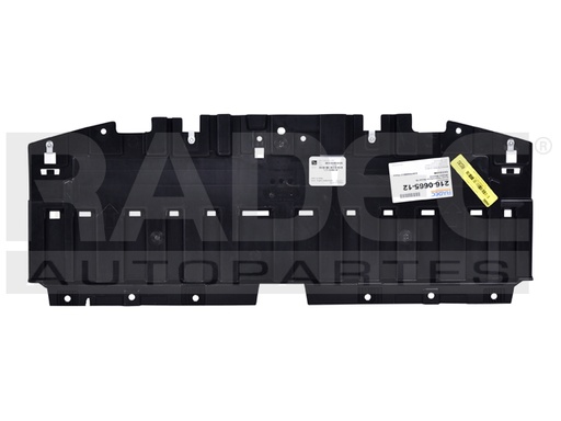 [216-0665-12] TOLVA MOTOR INFERIOR CV CRUZE 16-19 (MODELO MEXICANO) L/LS/LT/PREMIER L4 4 CILINDROS 1.4/1.6/1.8L 4 PUERTAS