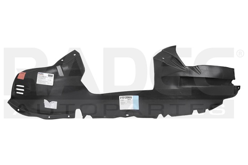 [216-1208-05] TOLVA SALPICADERA DELANTERA FD ECOSPORT 04-12 BASE L4 4 CILINDROS 2.0L 5 PUERTAS IZQ