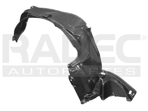 [216-1308-01] TOLVA SALPICADERA HD RIDGELINE 07-08 PLASTICO IZQ