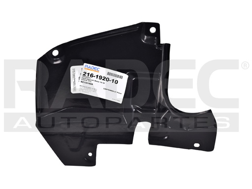 [216-1920-01] TOLVA SALPICADERA DELANTERA MZ CX5 13-17 I/I SPORT/I GRAND TOURING/S GRAND TOURING L4 4 CILINDROS 2.0/2.5L 5 PUERTAS IZQ