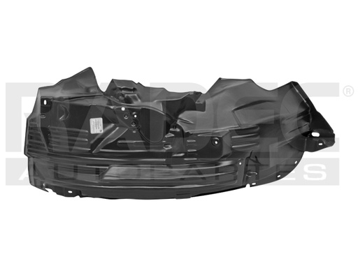 [216-2307-03] TOLVA SALPICADERA DELANTERA NS FRONTIER 05-19 LE/S/SE/COMFORT/PREMIUM/LUXURY/NISMO OFF-ROAD/PRO-4X/DESERT RUNNER V6 6 CILINDROS 4.0L 2/4 PUERTAS IZQ