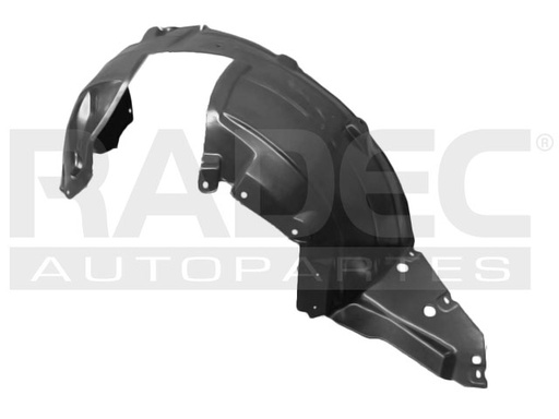 [216-2316-05] TOLVA SALPICADERA DELANTERA NS SENTRA 07-09 2.0L IZQ