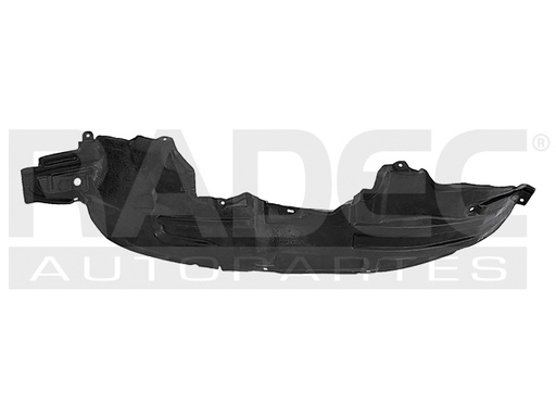 [216-2324-01] TOLVA SALPICADERA NS X-TRAIL 02-07 PLASTICO LE/SE/XE/SLX L4 4 CILINDROS 2.5L 5 PUERTAS IZQ