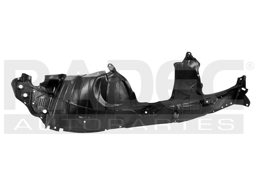 [216-2324-03] TOLVA SALPICADERA NS X-TRAIL 08-14 PLASTICO LE/SLX/SENSE/ADVANCE/EXCLUSIVE L4 4 CILINDROS 2.5L 5 PUERTAS IZQ