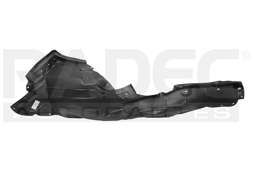 [216-2327-09] TOLVA SALPICADERA DELANTERA NS MARCH 14-20 SR/SENSE/ACTIVE/ADVANCE/EXCLUSIVE L4 4 CILINDROS 1.6L 5 PUERTAS IZQ