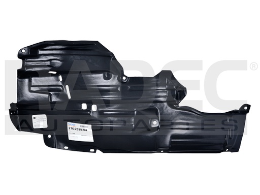 [216-2328-04] TOLVA SALPICADERA DELANTERA NS 350Z 06-09 (SECCIION TRAS) TRACK/TOURING/PERFORMANCE/ENTHUSIAST/BASE V6 6 CILINDROS 3.5L 2 PUERTAS DER