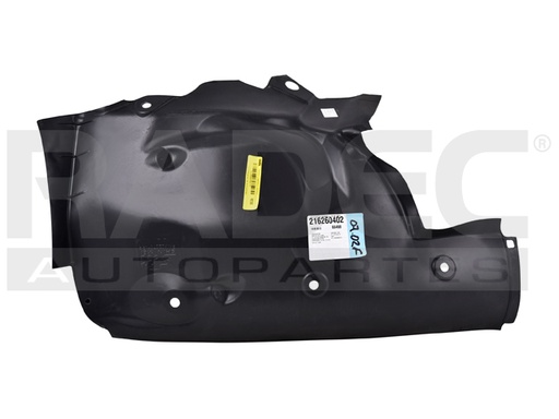 [216-2604-02] TOLVA SALPICADERA DELANTERA RN MEGANE 04-06 SECCION TRASERA AUTHENTIQUE/EXCEPTION/EXPRESSION/SPORTWAY L4 4CILINDROS 2.0L 4/5 PUERTAS DER