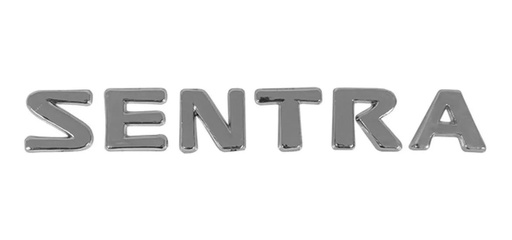 [001-3012-09] LETRAS SENTRA CROMO