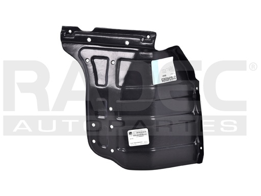 [216-3405-05] TOLVA MOTOR INFERIOR DELANTERA HY I10 12-14 GL PLUS/GL MID/GL SAFETY L3 3 CILINDROS 1.1L 5 PUERTAS IZQ