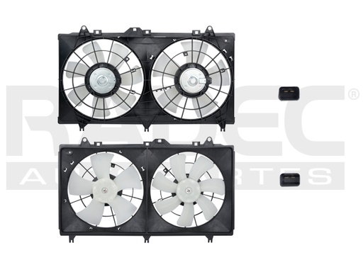 [218-0608-02] MOTOVENTILADOR CV CAMARO 12-15 V6 3.6 LTS DOBLE COMPLETO 2 Y 2 PINES TY