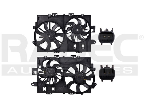 [218-0622-00] MOTOVENTILADOR CV EQUINOX 08 V6 3.6 LTS DOBLE COMPLETO 2 Y 2 PINES 1ER DISENO TY