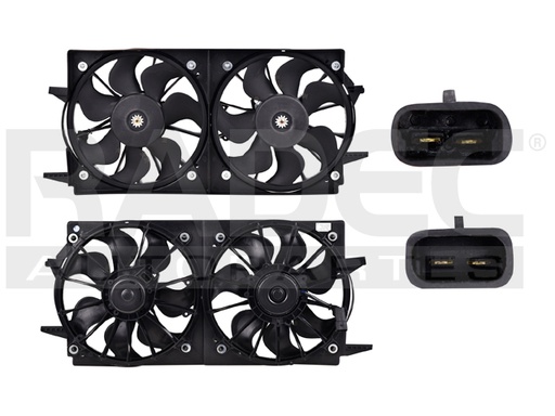 [218-0630-00] MOTOVENTILADOR CV MALIBU 97-03 P/RADIADO