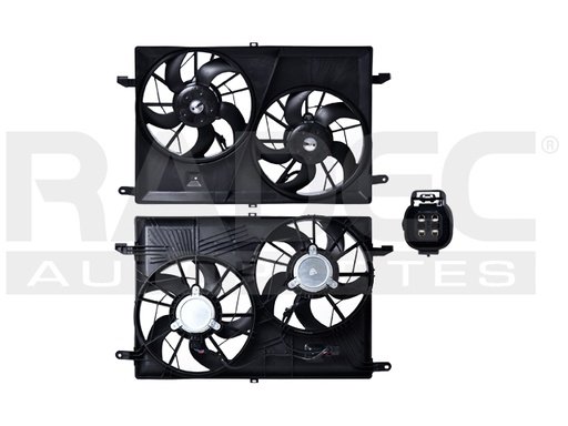 [218-0663-00] MOTOVENTILADOR CV TRAVERSE 09-17 V6 3.6 LTS DOBLE COMPLETO 4 TERMINALES KS