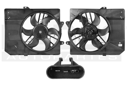 [218-1210-02] MOTOVENTILADOR FD ESCORT 97-03 L4 2.0 LTS P/RAD SENCILLO COMPLETO 3 PINES KS