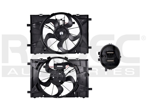 [218-1221-00] MOTOVENTILADOR FD FUSION 10-12 L4 2.5/V6 3.0 LTS P/RAD SENCILLO COMPLETO 2 PINES TY