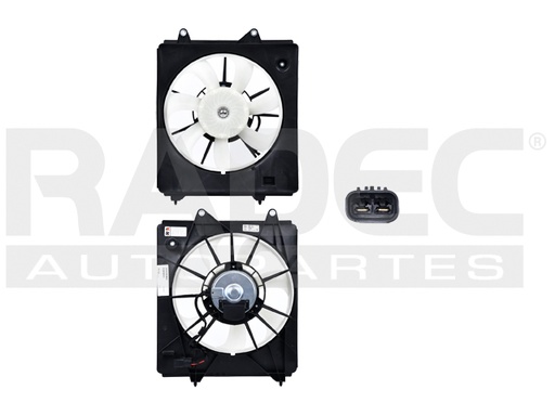 [218-1304-05] MOTOVENTILALOR HD FIT 15-20 L4 1.5 LTS P/AA SENCILLO COMPLETO 2 PINES KS