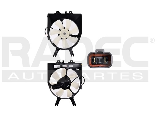 [218-1305-00] MOTOVENTILADOR HD ODYSSEY 05-10 V6 3.5 LTS P/AA SENCILLO COMPLETO 2 PINES TY