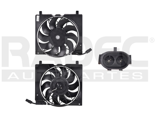 [218-1601-00] MOTOVENTILADOR JP CHEROKEE 87-96 L6 4.0 LTS P/AA SENCILLO COMPLETO 2 PINES KS