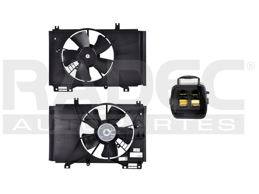 [218-1915-00] MOTOVENTILADOR MZ 2 12-14 L4 1.5 LTS P/RAD SENCILLO COMPLETO 4 TERMINALES TY