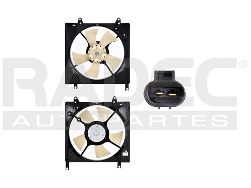 [218-2203-00] MOTOVENTILADOR MT GALANT 04-09 V6 3.8 LTS P/RAD SENCILLO COMPLETO 2 PINES TY