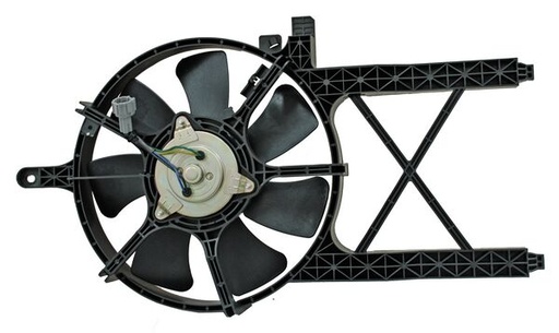 [218-2307-00] MOTOVENTILADOR NS FRONTIER 05-19 L4 2.5/V6 4.0 LTS P/AA SENCILLO COMPLETO 4 PINES TY