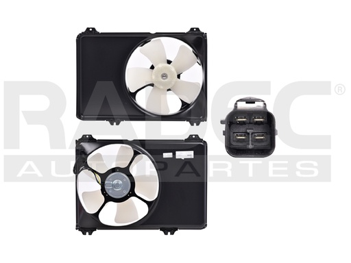 [218-2903-00] MOTOVENTILADOR SZ SWIFT 07-10 L4 1.5 LTS P/RAD SENCILLO COMPLETO 4 PINES TY