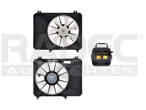 [218-2903-01] MOTOVENTILADOR SZ SWIFT 11-17 L4 1.4 LTS P/RAD SENCILLO COMPLETO 4 TERMINALES TY