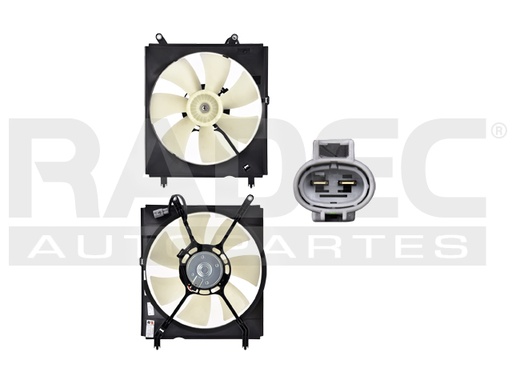 [218-3002-08] MOTOVENTILADOR TY CAMRY 99-01 V6 3.0 LTS P/RAD SENCILLO COMPLETO 2 PINES TW