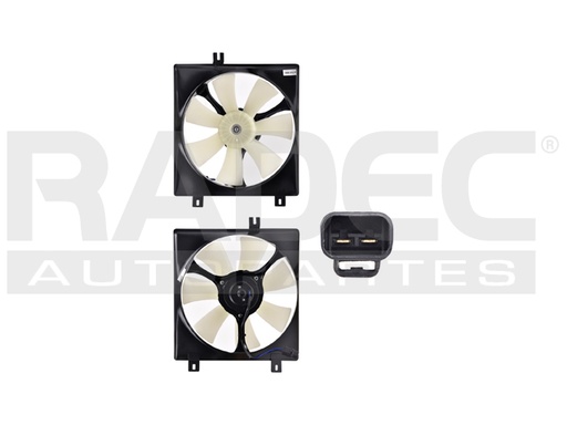 [218-3011-02] MOTOVENTILADOR TY RAV 4 01-05 L4 2.0, 2.4 LTS P/AA SENCILLO COMPLETO 2 PINES KS