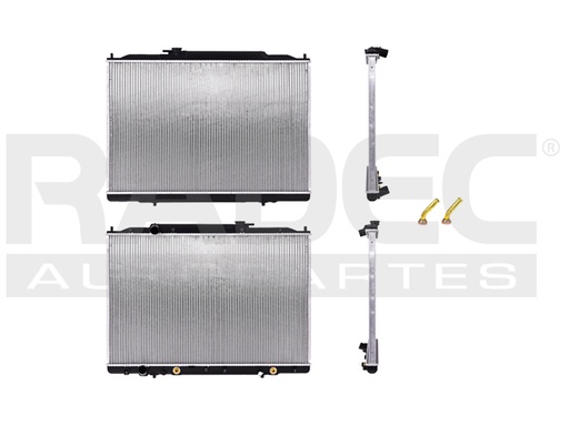[220-0102-01] RADIADOR AC MDX 07-13 V6 3.7 LTS C/S AA AUT 19 2/3X30 1/4X26MM ALUM SOLD POLAR