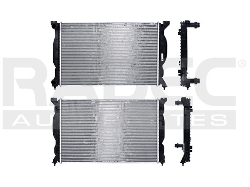 [220-0202-02] RADIADOR AD A4 02-08 L4 1.8, 2.0 LTS/V6 3.0, 3.2 LTS C/AA STD 24 5/6X16X26MM ALUM SOLD POLAR