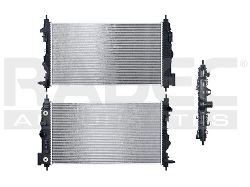 [220-0410-00] RADIADOR BK VERANO 13-16 L4 2.0, 2.4 LTS C/S AA AUT 26 7/9X14 7/8X26MM ALUM SOLD POLAR