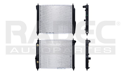 [220-0604-00] RADIADOR CV AVEO 04-08 L4 1.6/1.5 LTS C/S AA AUT 18 8/9X16 1/2X16MM ALUM SOLD POLAR