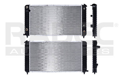 [220-0605-02] RADIADOR CV BLAZER 94-95 V6 4.3 LTS DOBLE ENFRIADOR DE ACEITE AUT 26 2/9X14 7/8X32MM ALUM SOLD POLAR
