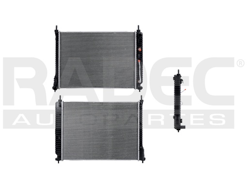 [220-0610-02] RADIADOR CV CAPTIVA 06-11 L4 V6 2.4, 3.0, 3.2 LTS C/S AA AUT 26 3/8X20X26MM ALUM SOLD POLAR