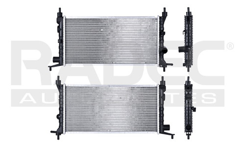 [220-0614-00] RADIADOR CV CHEVY 94-12 L4 1.4/1.6 LTS CORTO S/AA STD 20 4/5X10  1/16X26MM ALUM SOLD POLAR