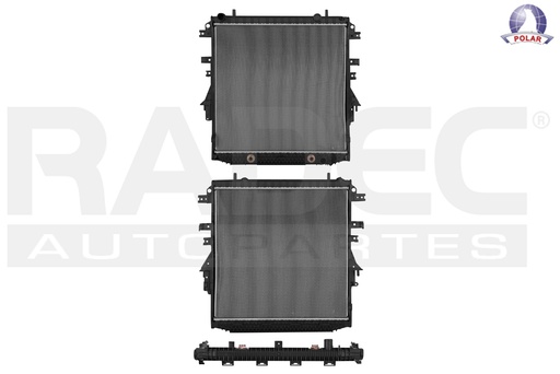 [220-0616-03] RADIADOR CV COLORADO 15-16 V6 3.6 LTS C/S AA AUT 26 2/3X15 2/3X16MM ALUM SOLD POLAR