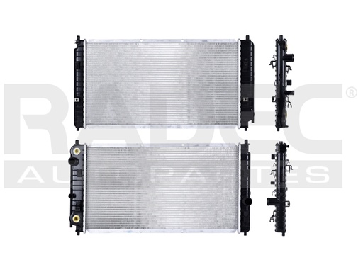 [220-0630-01] RADIADOR CV MALIBU/PONTIAC 97-03 L4/V6 2.4/3.1/3.4 LTS C/S AA AUT 26 1/4X14X16MM ALUM SOLD POLAR