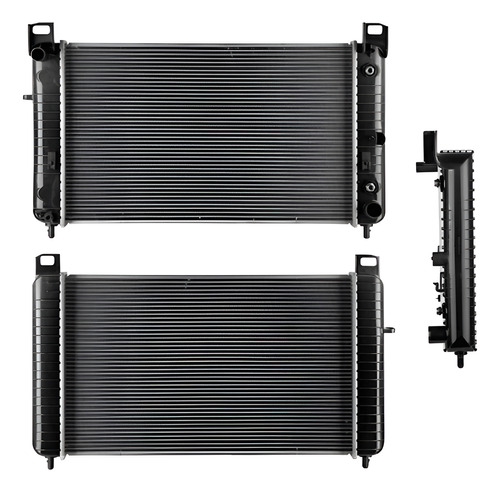 [220-0639-01] RADIADOR CV SILVERADO/CHEYENNE/SONORA/SUBURBAN/TAHOE/SIERRA/YUKON/ESCALADE 99-13 V8 4.8/5.3/6.0 LTS C/S AA AUT 28 1/4X17 1/4X26MM ALUM SOLD POLAR